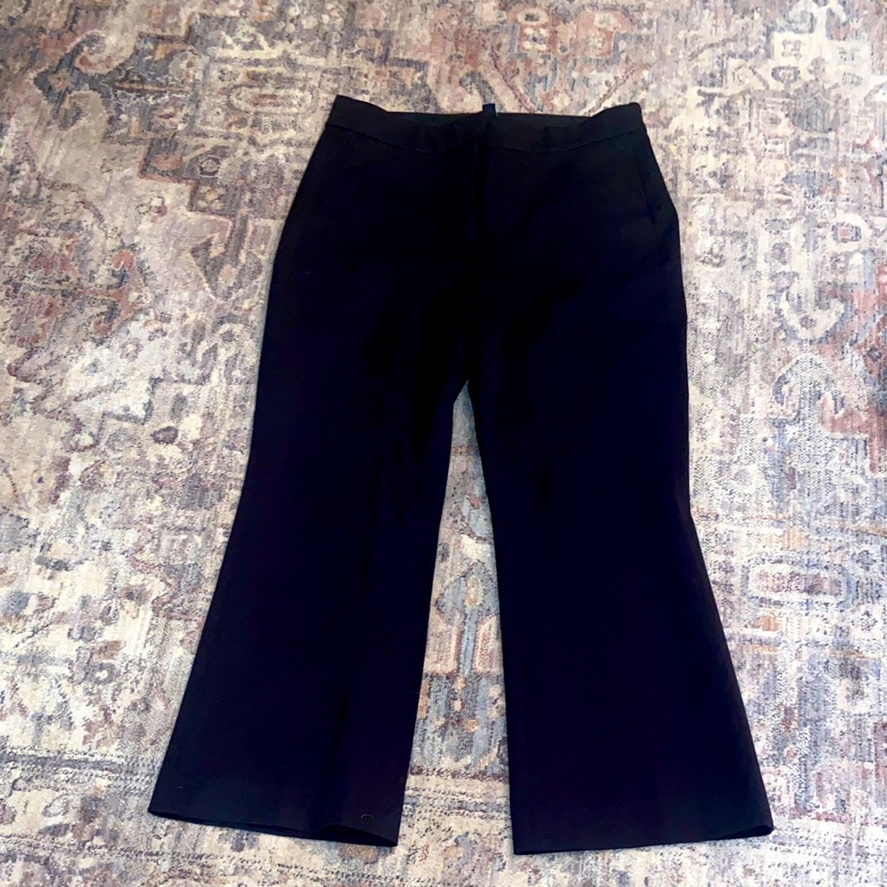 J. Crew Black Flare Pants